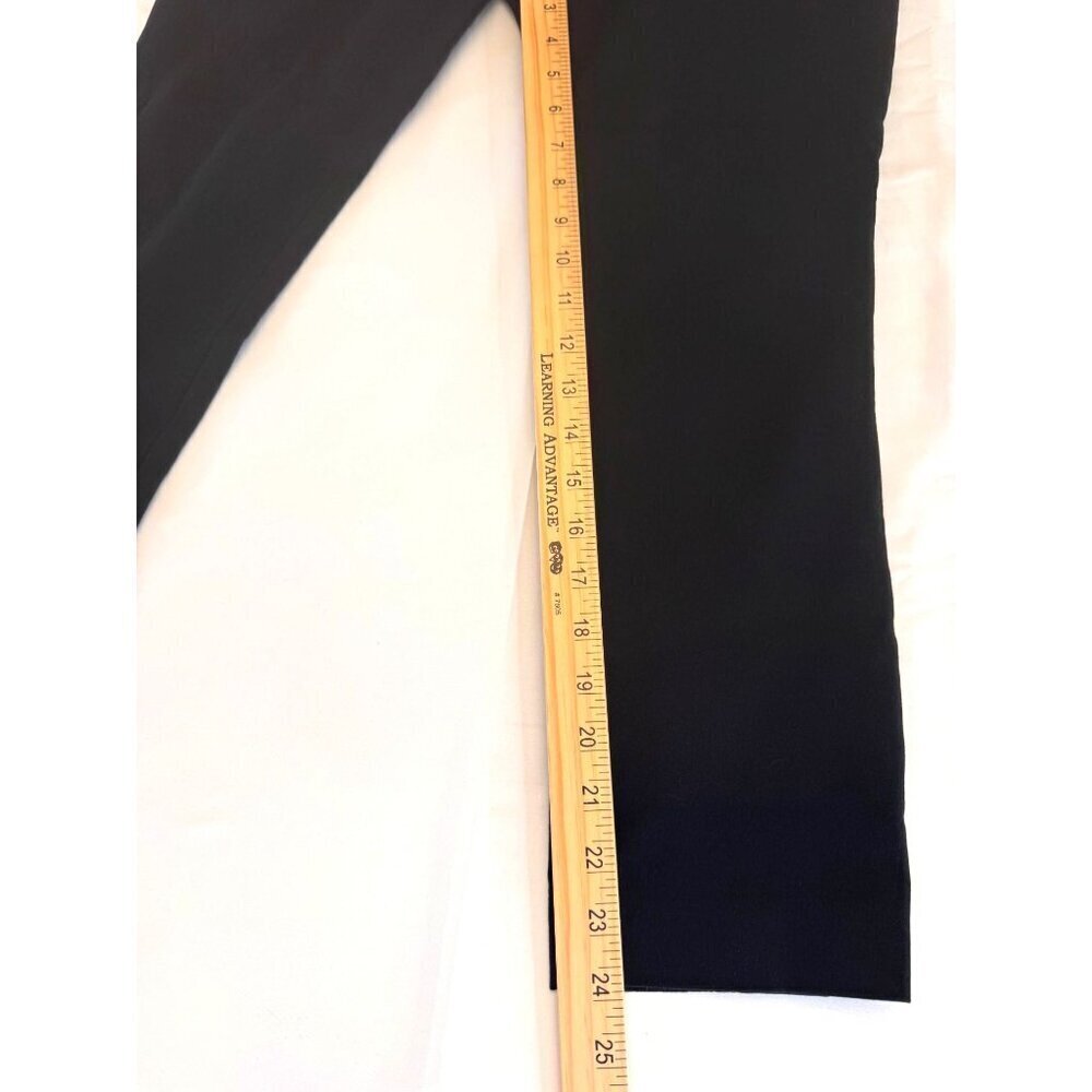 Anthropologie The Essential Slim Trousers Black Pants Sz 10 Chic Classy EUC - Picture 5 of 7
